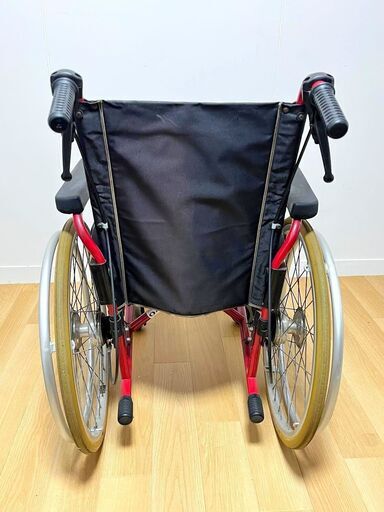 MEYRA（ドイツ製マイラ社）☆高級自走式車椅子レッド×ブラック