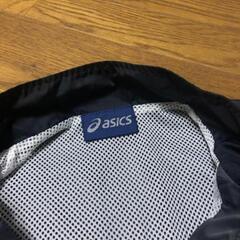 asics（アシックス）ウィンドブレーカージャージ上下セット　ナイロンジャージの画像