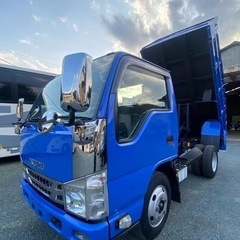 いすゞ　エルフ　3トン　メッキ付き　群馬県　ダンプ