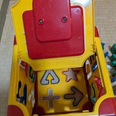 【値下げ】形合わせ　立体パズル　ミキハウスの画像