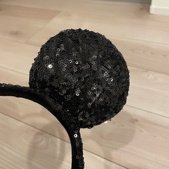 ディズニー　ミッキーカチューシャ　スパンコールの画像