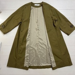 JOURNAL STANDARD ジャーナルスタンダード ノーカラー ロングコート オーバーサイズの画像