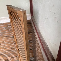 木製ラティスの画像