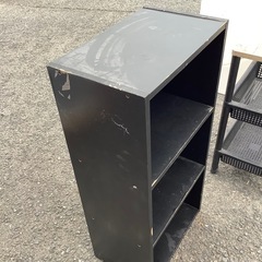 カラーボックス　黒の画像