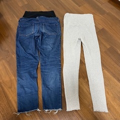 【2点まとめ】マタニティパンツ スパッツの画像