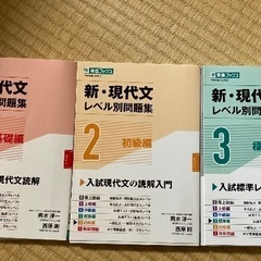 現代文レベル別問題集★3冊