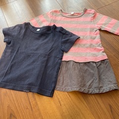 子ども服　無印良品　2枚セット80㎝の画像