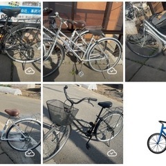 自転車、数台あります(タイヤ交換が必要だったりします