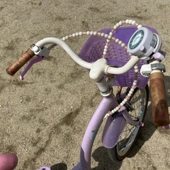 幼児　女の子用自転車の画像