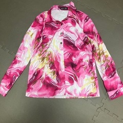 柄シャツ(ピンク)