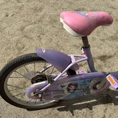 幼児　女の子用自転車の画像