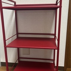 キャスター付きパンチングラック(３段)の画像