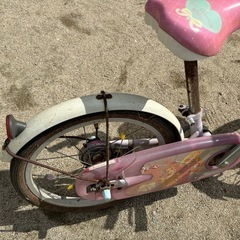 幼児　女の子用自転車の画像