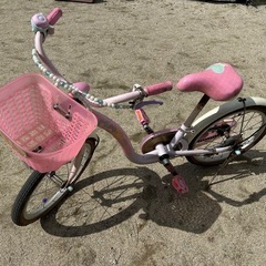 幼児　女の子用自転車の画像