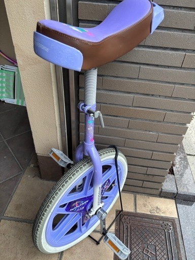 一輪車 18インチ ブリヂストン スケアクロー ラベンダー