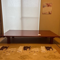 引き渡し4/19〜5/6まで(美品)オーダーメイド　座卓　ローテ...
