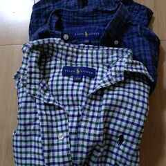 【セット品】ポロラルフローレン 　長袖シャツ　使用品　サイズS 140 POLO RALPH LAURENの画像