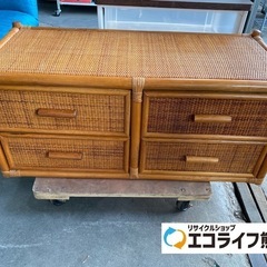 アンティーク家具 籐 ラタン サイドボードチェスター