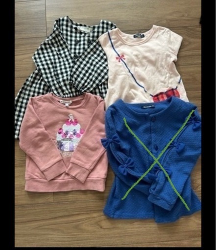 リアル 女の子服95.100 秋田のキッズ用品《子供服 (mi-na) まとめ売り その他
