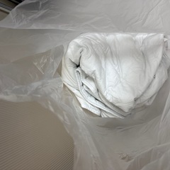 【無料でお譲り！早い者勝ち！】あたたかい重めの布団、まだまだ使えます！の画像