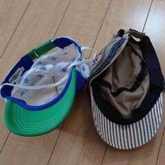ミキハウス　ダブルb&ミキハウス キャップ　2着　使用品の画像