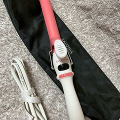 【SALONIA ヘアカールアイロン】ほぼ未使用・耐熱袋付き✨