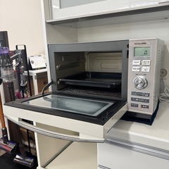 【美品‼️】パナソニック 26Lスチームオーブンレンジ 2010年製 角皿付き フラット庫内 シルバー♪の画像