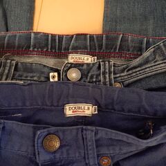 【セット】ミキハウス　ダブルb　パンツ2着プラス2着おまけつき　サイズ140 使用品の画像