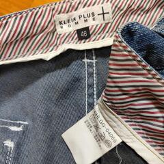 KLEIN PLUS HOMME　デニムカーゴパンツの画像