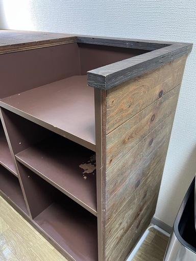 木製 キッチンカウンター 120cm 食器棚 (うさ) 上菅谷の収納家具 木製 キッチンカウンター 120cm 食器棚 (うさ) 上菅谷の収納家具
