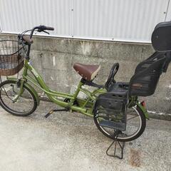 【値下げ】20インチ 子乗せ自転車　非電動/内装3段変速/オートライトの画像
