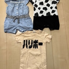 3枚セットロンパース70．80サイズ