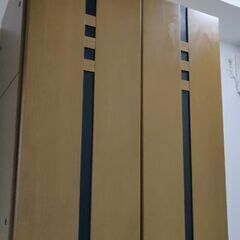 洋服タンス 幅85x高205cm 重量物 要分解・工具持参 5/...