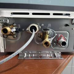 S リンナイ Rinnai 給湯機 浴室リモコン付 RUX-A2406W(A)-E + BC-146V(A)-RD 屋外式 都市ガス 25年製 30324K06の画像