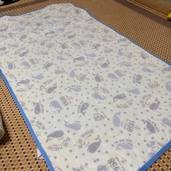 ベビー敷パッド　ひんやり2枚　パイル1枚　四隅ゴム付きの画像