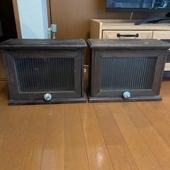 アンティーク調　棚　2個セット　一点物
