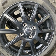スタッドレスタイヤホイールセット　ブリヂストンVRX3  165/60R15  2022年製　の画像