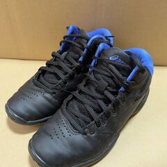アシックスジュニア用バスケットシューズGEL-IMPROVE　ブラック　21.5cmの画像