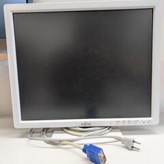 液晶モニター　FUJITSU(電源ケーブル、映像ケーブル付)