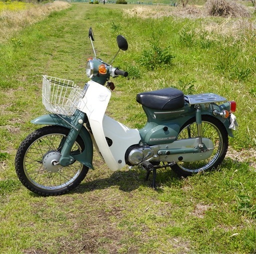 実働 スーパーカブ50 ECONOMY 改 カブ 90 HA02 希少色 エンジン2基付 C50