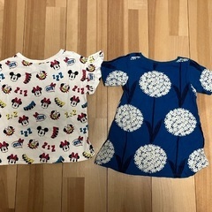 子供服　Tシャツ 2枚　100cm ミニー　ベビードールの画像