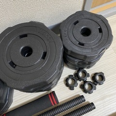 【最終値下げ】ダンベル　バーベルセット　20kg 40kg　の画像
