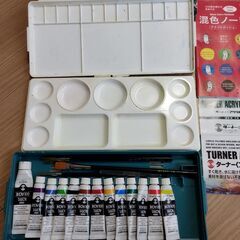 ターナー　アクリル絵の具セット　アクリルガッシュ　東京都内中学校 美術 図画工作の画像