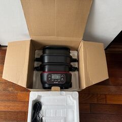 TIGER マイコン　テーブルクッカーCQCーＧ０７０レッドの画像