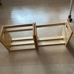 本棚　仕切り棚　伸縮式の画像