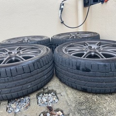タイヤホイールセット！タイヤ1年半でまだまだ使えます！の画像