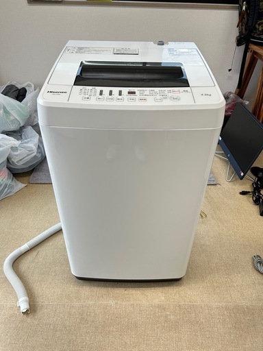 ハイセンス洗濯機4.5kg 2017年製 (noi-2) 中山の生活家電《洗濯 ハイセンス洗濯機4.5kg 2017年製 (noi-2) 中山の生活家電《洗濯
