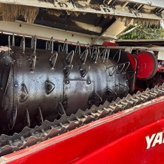 ヤンマー　5条刈り コンバイン 58馬力 キャビン　オーガ グレンタンク 1300L パワステ　エコモード　UFO こぎ深さ自動 FDS HST 無段変速カッター　ディーゼル　カルテット　稲刈 脱穀 エアコン　ラジオ　五条　簡易始動動画ありの画像