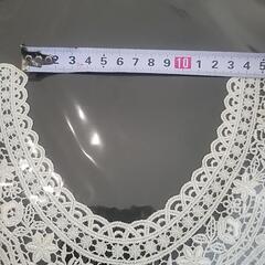 ハンドメイド　レースつけ襟の画像