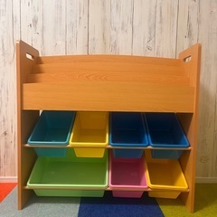 絵本棚／おもちゃ棚　収納家具　キッズ家具